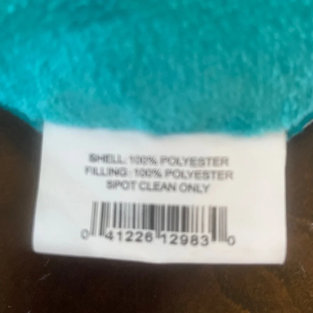 4 For $20 Halloween Small Round Bat Pillow Teal Turquoise Blue And Black